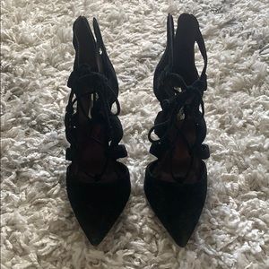 BCBGeneration black suede heels